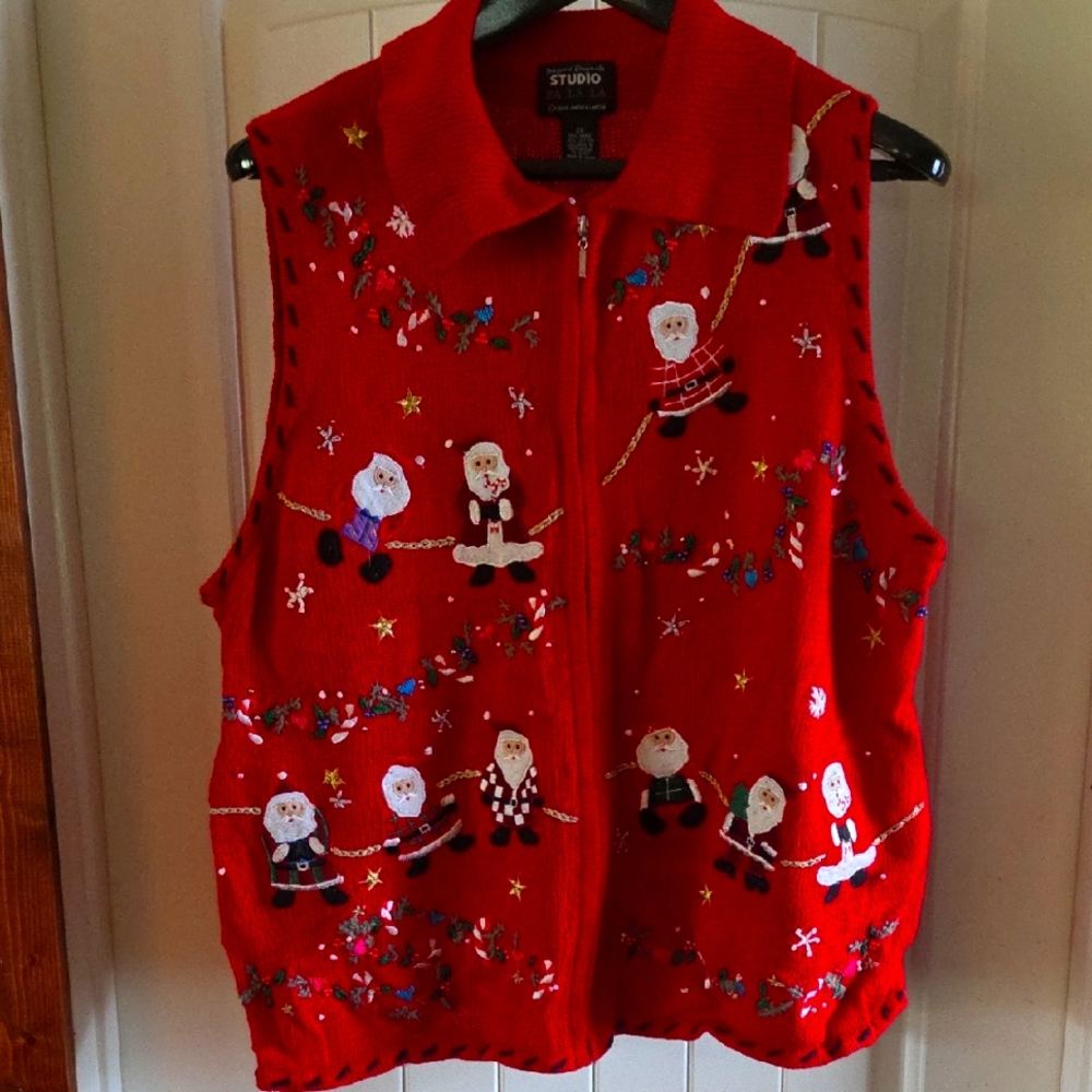 Designers Originals Studio Red Knit Vest